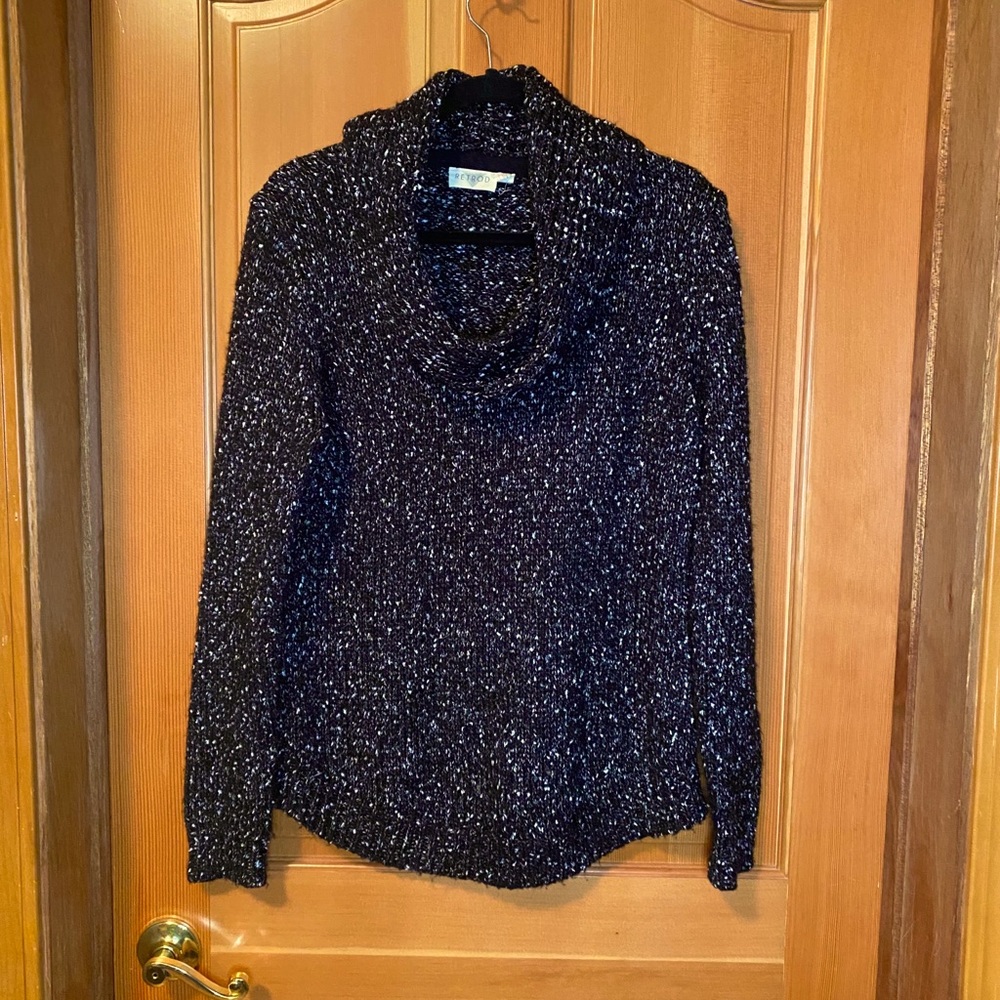 Retrod Jaxton Textured Cowl Neck Pullover